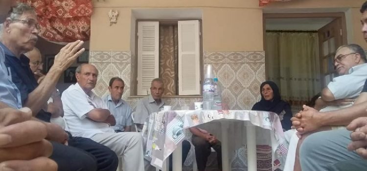حركة النضال الوطني تزور عائلة الشهيد سامي مرابط
