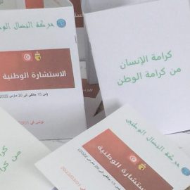 حركة النضال الوطني تشارك في الاستشارة الوطنية الألكترونية وتقدم  وجهة نظرها في محاور الاستشارة الستة