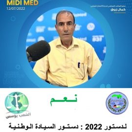 حركة النضال الوطني تصوت بعم لدستور السيادة الوطنية
